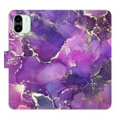 iSaprio Flipové puzdro - Purple Marble pre Xiaomi Redmi A1 / A2