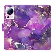 iSaprio Flipové puzdro - Purple Marble pre Xiaomi 13 Lite