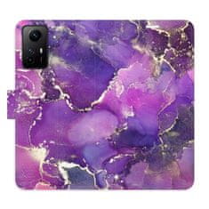 iSaprio Flipové puzdro - Purple Marble pre Xiaomi Redmi Note 12S