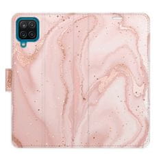 iSaprio Flipové puzdro - RoseGold Marble pre Samsung Galaxy A12