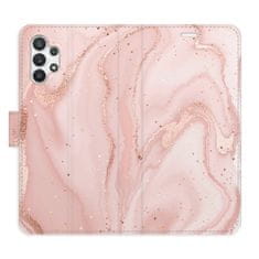 iSaprio Flipové puzdro - RoseGold Marble pre Samsung Galaxy A32