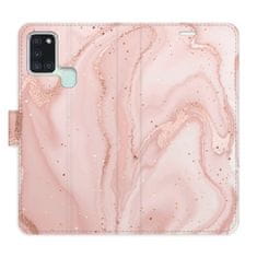 iSaprio Flipové puzdro - RoseGold Marble pre Samsung Galaxy A21s