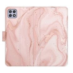 iSaprio Flipové puzdro - RoseGold Marble pre Samsung Galaxy A22 5G