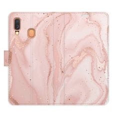 iSaprio Flipové puzdro - RoseGold Marble pre Samsung Galaxy A40