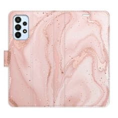 iSaprio Flipové puzdro - RoseGold Marble pre Samsung Galaxy A23 / A23 5G