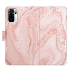 iSaprio Flipové puzdro - RoseGold Marble pre Xiaomi Redmi Note 10 / Note 10S