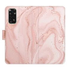 iSaprio Flipové puzdro - RoseGold Marble pre Xiaomi Redmi Note 11 / Note 11S