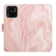 iSaprio Flipové puzdro - RoseGold Marble pre Xiaomi Redmi 10C