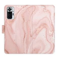 iSaprio Flipové puzdro - RoseGold Marble pre Xiaomi Redmi Note 10 Pro