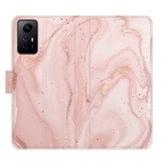 iSaprio Flipové puzdro - RoseGold Marble pre Xiaomi Redmi Note 12S