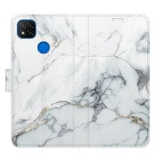 iSaprio Flipové puzdro - SilverMarble 15 pre Xiaomi Redmi 9C