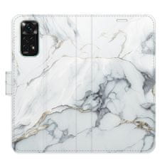 iSaprio Flipové puzdro - SilverMarble 15 pre Xiaomi Redmi Note 11 / Note 11S