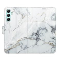 iSaprio Flipové puzdro - SilverMarble 15 pre Samsung Galaxy A34 5G