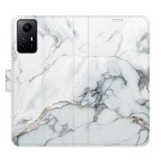 iSaprio Flipové puzdro - SilverMarble 15 pre Xiaomi Redmi Note 12S