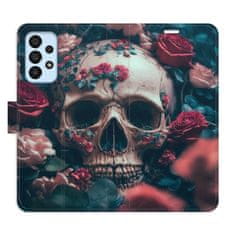 iSaprio Flipové puzdro - Skull in Roses 02 pre Samsung Galaxy A33 5G