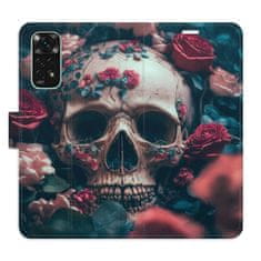 iSaprio Flipové puzdro - Skull in Roses 02 pre Xiaomi Redmi Note 11 / Note 11S