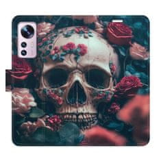 iSaprio Flipové puzdro - Skull in Roses 02 pre Xiaomi 12 / 12X