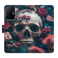 iSaprio Flipové puzdro - Skull in Roses 02 pre Xiaomi 11T / 11T Pro