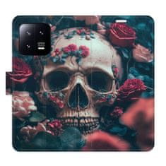 iSaprio Flipové puzdro - Skull in Roses 02 pre Xiaomi 13