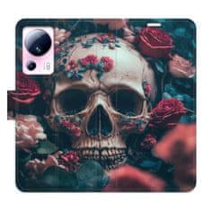 iSaprio Flipové puzdro - Skull in Roses 02 pre Xiaomi 13 Lite