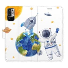 iSaprio Flipové puzdro - Space 06 pre Xiaomi Redmi Note 10 5G