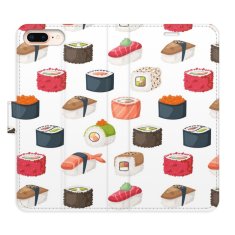 iSaprio Flipové puzdro - Sushi Pattern 02 pre Apple iPhone 7 Plus / 8 Plus