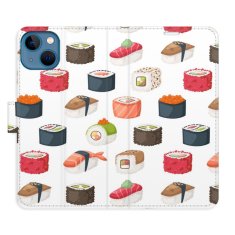 iSaprio Flipové puzdro - Sushi Pattern 02 pre Apple iPhone 13