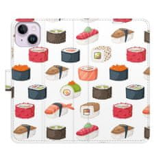 iSaprio Flipové puzdro - Sushi Pattern 02 pre Apple iPhone 14 Plus