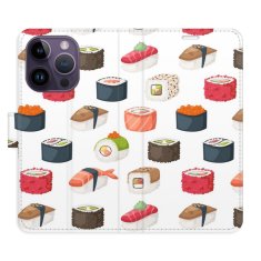 iSaprio Flipové puzdro - Sushi Pattern 02 pre Apple iPhone 14 Pro