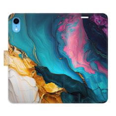iSaprio Flipové puzdro - Color Marble 31 pre Apple iPhone Xr