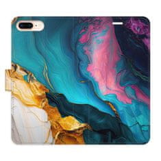 iSaprio Flipové puzdro - Color Marble 31 pre Apple iPhone 7 Plus / 8 Plus