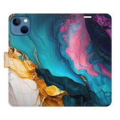 iSaprio Flipové puzdro - Color Marble 31 pre Apple iPhone 13