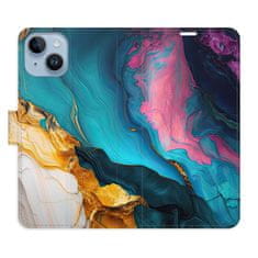 iSaprio Flipové puzdro - Color Marble 31 pre Apple iPhone 14