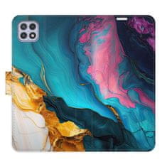 iSaprio Flipové puzdro - Color Marble 31 pre Samsung Galaxy A22 5G