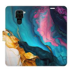 iSaprio Flipové puzdro - Color Marble 31 pre Xiaomi Redmi Note 9