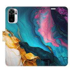 iSaprio Flipové puzdro - Color Marble 31 pre Xiaomi Redmi Note 10 / Note 10S