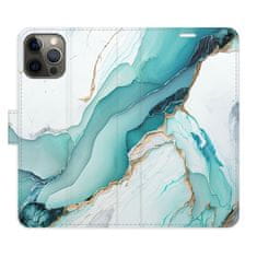 iSaprio Flipové puzdro - Color Marble 32 pre Apple iPhone 12 / 12 Pro