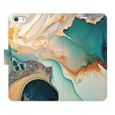 iSaprio Flipové puzdro - Color Marble 33 pre Apple iPhone 5/5S/SE