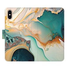 iSaprio Flipové puzdro - Color Marble 33 pre Apple iPhone X / XS