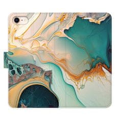 iSaprio Flipové puzdro - Color Marble 33 pre Apple iPhone SE 2020