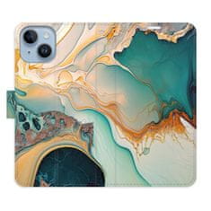 iSaprio Flipové puzdro - Color Marble 33 pre Apple iPhone 14