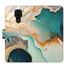 iSaprio Flipové puzdro - Color Marble 33 pre Xiaomi Redmi Note 9