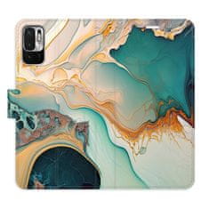 iSaprio Flipové puzdro - Color Marble 33 pre Xiaomi Redmi Note 10 5G