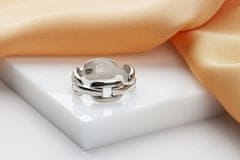 Brilio Silver Originálny strieborný prsteň RI091W (Obvod 52 mm)