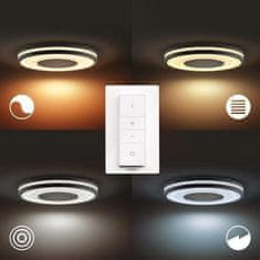 Philips Hue LED White Ambiance Stropné svietidlo Philips Being BT 8719514341135 27W 2400lm 2200-6500K 240V, čierne s diaľkovým ovládačom a Bluetooth