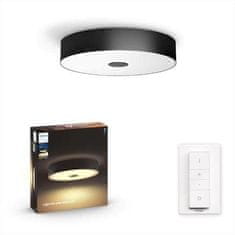 Philips Hue LED White Ambiance Stropné svietidlo Philips Fair BT 8719514341258 39W 3000lm 2200-6500K 240V, čierne s diaľkovým ovládačom a Bluetooth