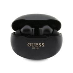 Guess Slúchadlá Bluetooth Guess Classic EST TWS + dokovacia stanica čierna