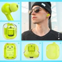 AceFast Bezdrôtové slúchadlá TWS bez dokovacej stanice Bluetooth green T6 youth green Acefast