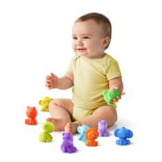 Tommee Tippee BRIGHT STARTS Hračka zvieratka set 9 ks TropicAnimals, 3m+