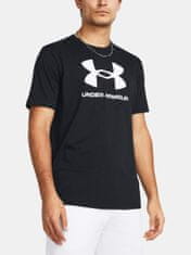 Under Armour Tričko UA SPORTSTYLE LOGO UPDATE SS-BLK S